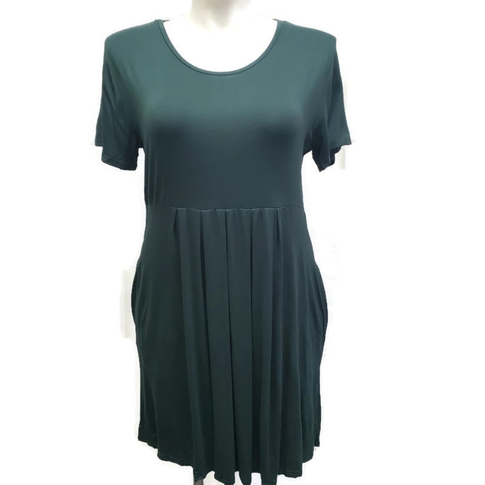 Skater Dress w Pockets Plus Size 3X